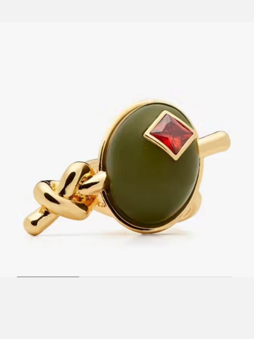 $148 Kate Spade Shaken Or Stirred Statement Ring, Size 6